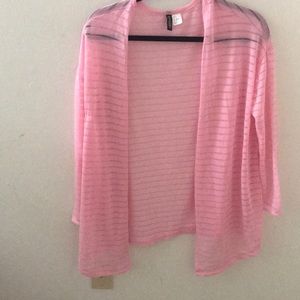 H&M pink shrug